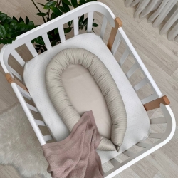 Protectie somn - Baby Nest Velvet bej